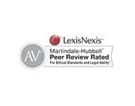 AV | LexisNexis Martindale-Hubbell | Peer Review Rated For Ethical Standards And Legal Ability