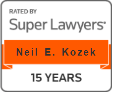 Rated By Super Lawyers | Neil E. Kozek | 15 Years